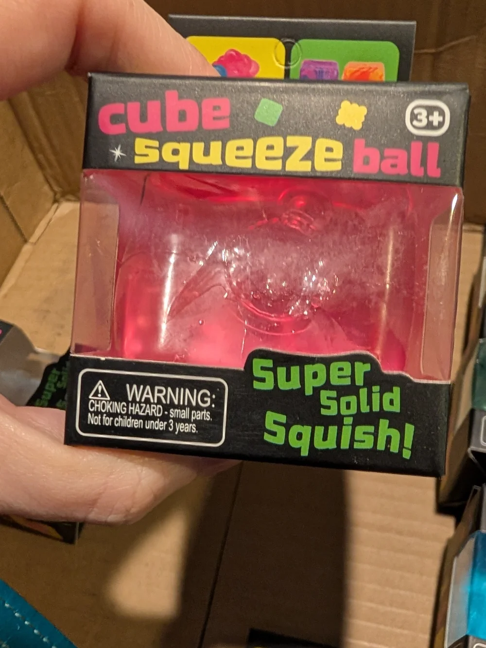 Pick 1 cube squeeze  Squish Stress Toy